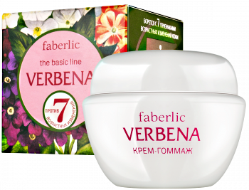 Косметическая компания Faberlic (Фаберлик). Линия "Verbena" - SPA уход за кожей лица и тела. Крем – гоммаж для всех типов кожи. Артикул 0806, состав, свойства, цена, отзыв @ Компания Faberlic - Фаберлик, Россия