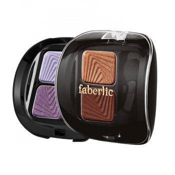 Декоративная косметика Faberlic (Фаберлик). ТЕНИ ДЛЯ ВЕК. Двухцветные тени для век "Пленительный дуэт". Купить тени Фаберлик, цена, объём, наличие, состав, отзыв