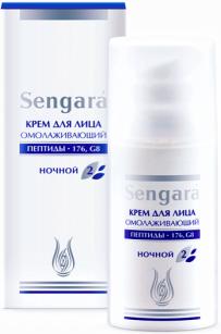 Косметическая линия Sengara (Сенгара). Ночной крем Sengara с пептидами 176 и G8, Ступень 2. Артикул (код) 20026